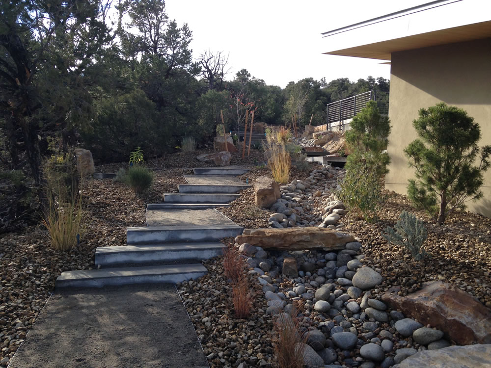 Garden and hardscape installation